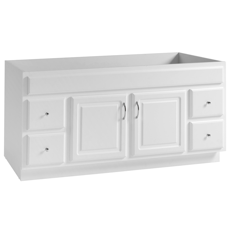 Design House Concord Bathroom Vanity Without Top in White Fully Assembled