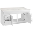 Design House Concord Vanity in White with Cultured Marble Top Fully Assembled
