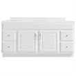 Design House Concord Vanity in White with Cultured Marble Top Fully Assembled