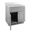 Design House Brookings Vanity With Cultured Marble Top in Gray Fully Assembled