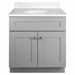 Gray-Solid White