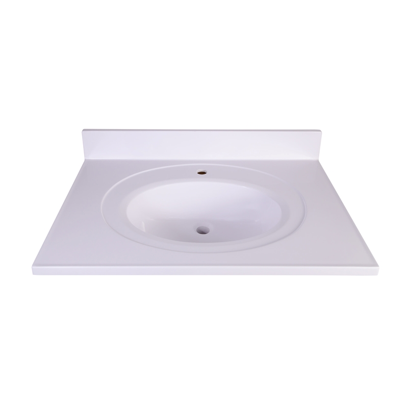 Design House Brookings Vanity Fully Assembled Marble Top in Modern Birch