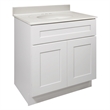 Design House Brookings Fully Assembled Vanity White Cultured White Marble Top