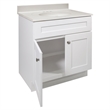 Design House Brookings Fully Assembled Vanity White Cultured White Marble Top