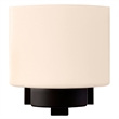 Design House Dove Creek Glass Wall Light in Black