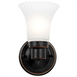 Design House Village Stainless Steel Wall Light in Oil Rubbed Bronze