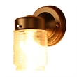 Design House Outdoor Wall Mount Stainless Steel Sconce- Oil Rubbed Bronze 2 Pack