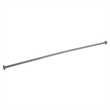 Design House Stainless Steel Shower Rod in Satin Nickel 60 Inch
