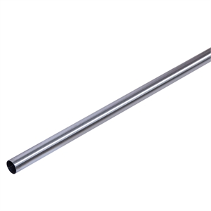 Design House Stainless Steel Shower Rod in Satin Nickel 60 Inch