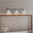 Design House Millbridge Stainless Steel Vanity Light in Satin Nickel 3 Light