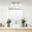 Design House Millbridge Stainless Steel Vanity Light in Satin Nickel 3 Light