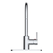 Design House Eastport II Single Metal Handle Kitchen Faucet in Polished Chrome