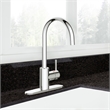 Design House Eastport II Single Metal Handle Kitchen Faucet in Polished Chrome