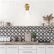 Design House Augustin Glass Wall Light in Satin Gold