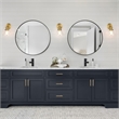 Design House Augustin Glass Wall Light in Satin Gold
