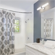 Design House Stainless Steel Curved Shower Rod Satin Nickel