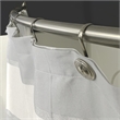 Design House Stainless Steel Curved Shower Rod Satin Nickel