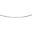 Design House Stainless Steel Curved Shower Rod Satin Nickel