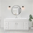 Camilla II Cultured Marble Single Bowl Vanity Top in White 61-Inch