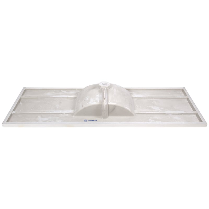 Camilla II Cultured Marble Single Bowl Vanity Top in White 61-Inch
