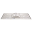 Camilla II Cultured Marble Single Bowl Vanity Top in White 61-Inch