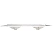 Camilla II Cultured Marble Vanity Top in White 73-Inch