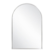 Maeve Arched Wall Mirror with Silver Frame 36 in x  24 in 2-Pack
