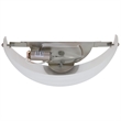 Design House Millbridge 1-Light Stainless Steel Wall Sconce in Satin Nickel