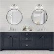Design House Millbridge 2-Light Stainless Steel Wall Mount Sconce - Satin Nickel