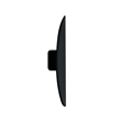 Design House Stainless Steel Strike Plate with Full Lip & Square Corner in Black