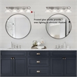 Design House Millbridge 4-Light Stainless Steel Vanity Light in Satin Nickel