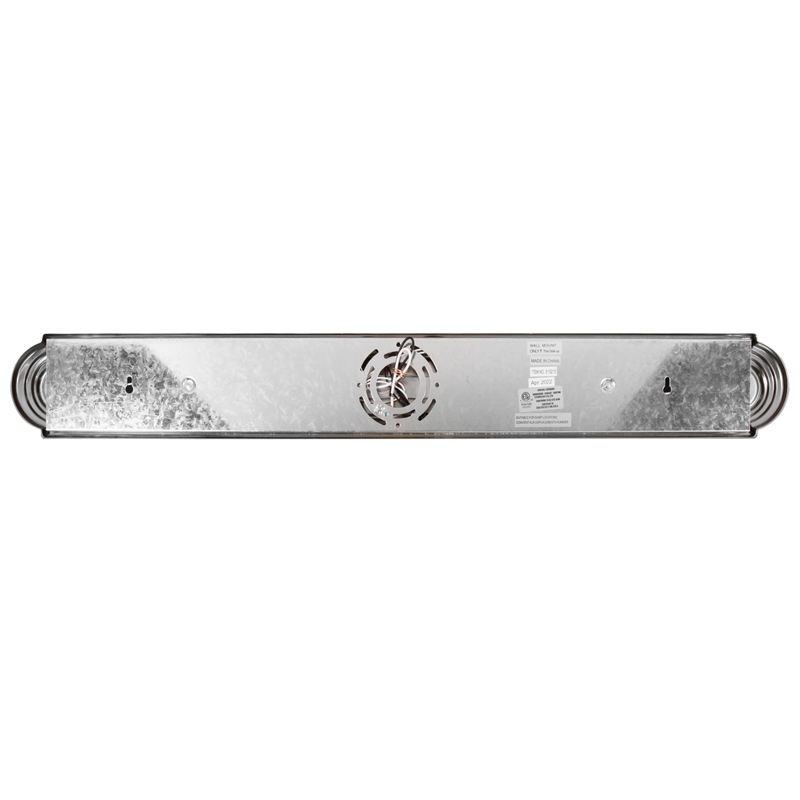 Design House Millbridge 4-Light Stainless Steel Vanity Light in Satin Nickel