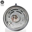 Design House Oslo 5-Light Stainless Steel Vanity Light in Satin Nickel