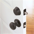 Design House Cambridge Traditional Brass Keyed Entry Door Knob in Bronze