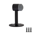 Design House 4-Pack Metal/Aluminum Gooseneck Door Stop in Matte Black