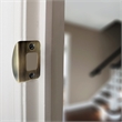 Design House Round Corner Stainless Steel Deadbolt Strike Plate in Antique Brass