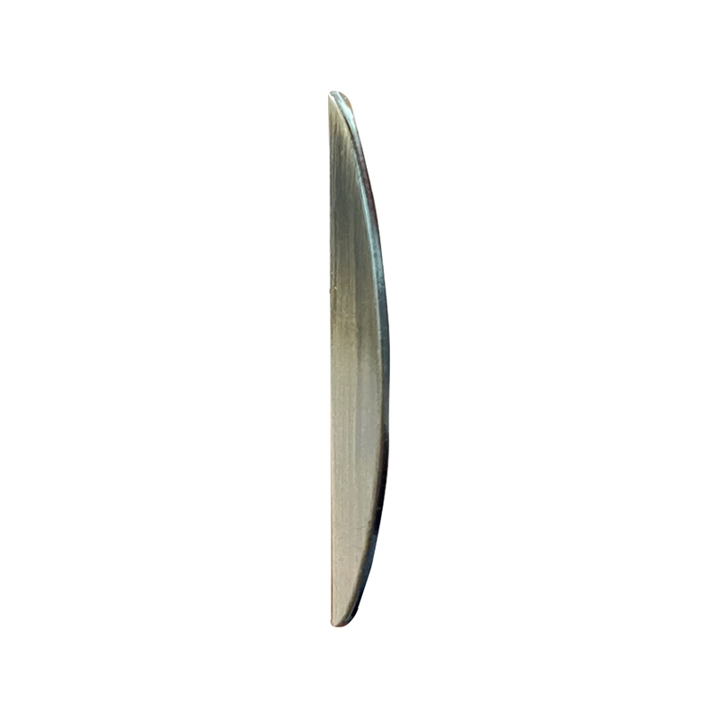 Design House Round Corner Stainless Steel Deadbolt Strike Plate in Antique Brass