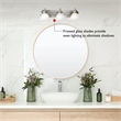 Design House Bristol 3-Light Stainless Steel Vanity Light in Satin Nickel