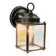 Design House Coach Stainless Steel Outdoor Wall Mount Downlight Sconce in Bronze