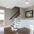 Design House Millbridge 1-Light Stainless Steel Ceiling Light in Satin Nickel