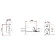 Design House Brass Traditional Single Sided Deadbolt in Oil Rubbed Bronze