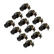 Design House Terrace Brass Passage Door Knob in Oil Rubbed Bronze (Set 0f 12)
