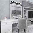 Design House 5-Light Modern Metal Vanity Light in Matte Black