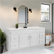 Concord Vanity-White w/Cultured Marble Top Fully Assembled 61