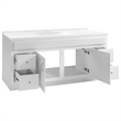 Concord Vanity-White w/Cultured Marble Top Fully Assembled 61