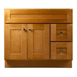 Design House Brookings 36in. Wood Vanity w/o Top-Modern Birch
