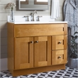 Design House Brookings 36in. Wood Vanity w/o Top-Modern Birch
