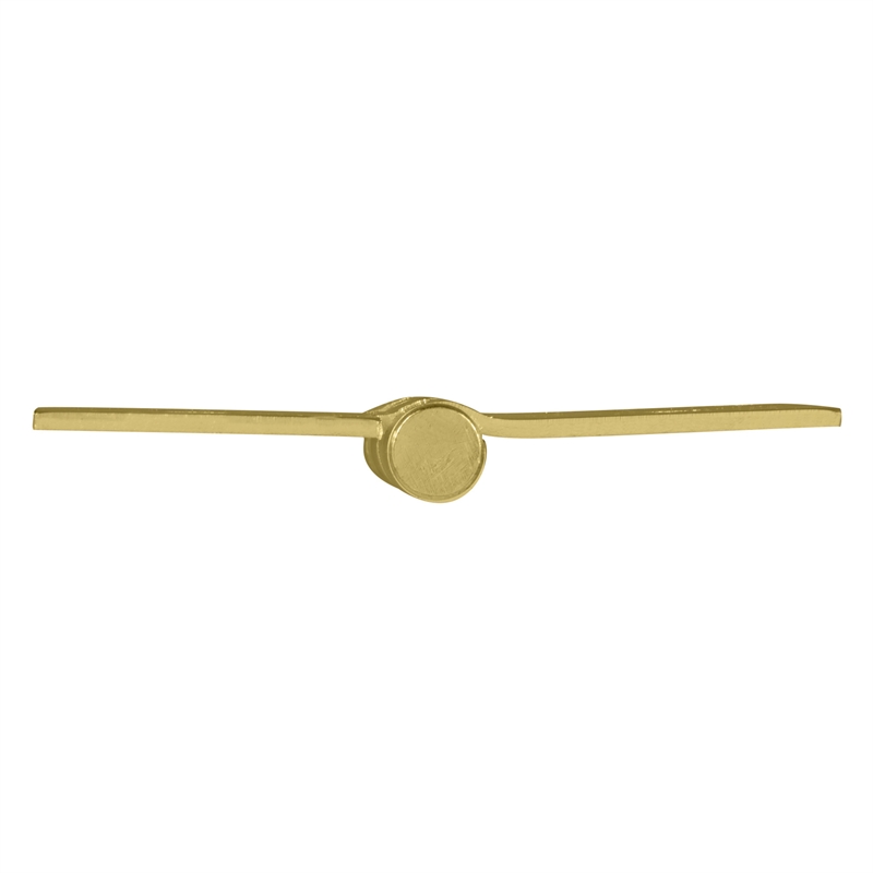 Design House Stainless Steel Door Hinge in Satin Brass 3.5-in. Square Corner