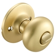 Design House Cambridge Keyed Entry Brass Door Knob in Satin Gold