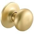 Design House Cambridge Passage Brass Door Knob in Satin Gold